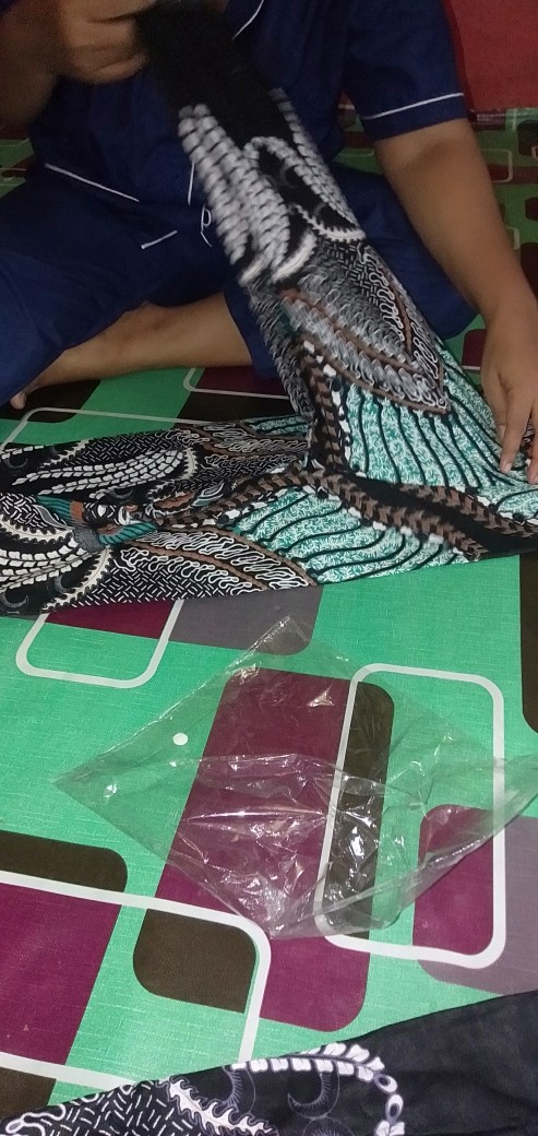 Batik Couple Keluarga Sania Ruffle Ori Ndoro Jowi Dnt Madu