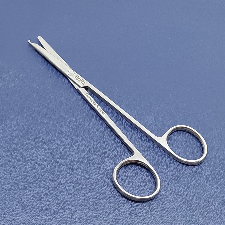 Alat Medis Gunting Angkat Jahitan / Stitch Scissors Buck 14 cm|Spitz|Premium Finishing