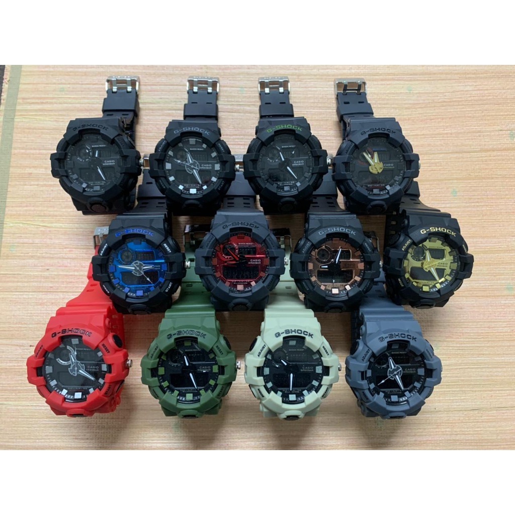 JAM TANGAN PRIA G-SHOCK CASIO GA 700 POLOS / JAM ANTI AIR