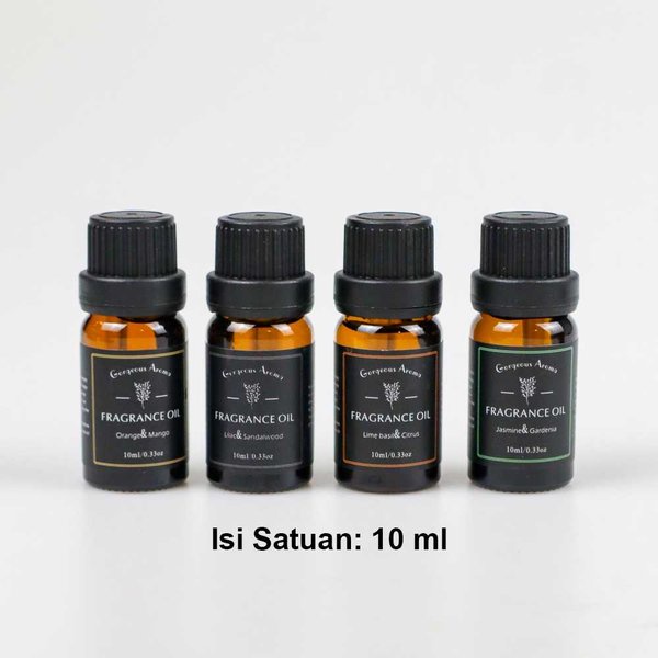 Minyak Aromatherapy Diffuser 8 in 1 Essential Oil 10ml Gorgeous Aroma