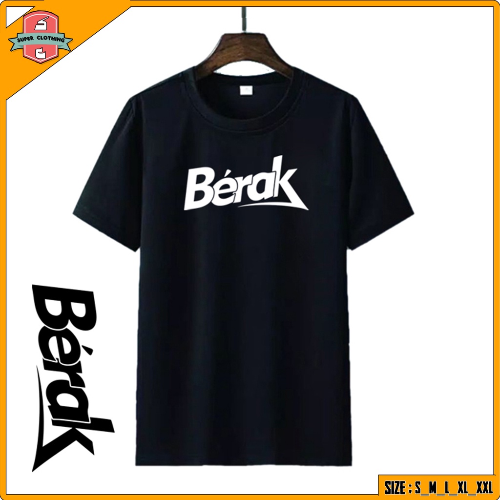 BAJU TULISAN BERAK - KAOS DISTRO BERAK - T-SHIRT BERAK - BAJU KAOS BERAK  - T-SHIRT BAJU BERAK GEDE