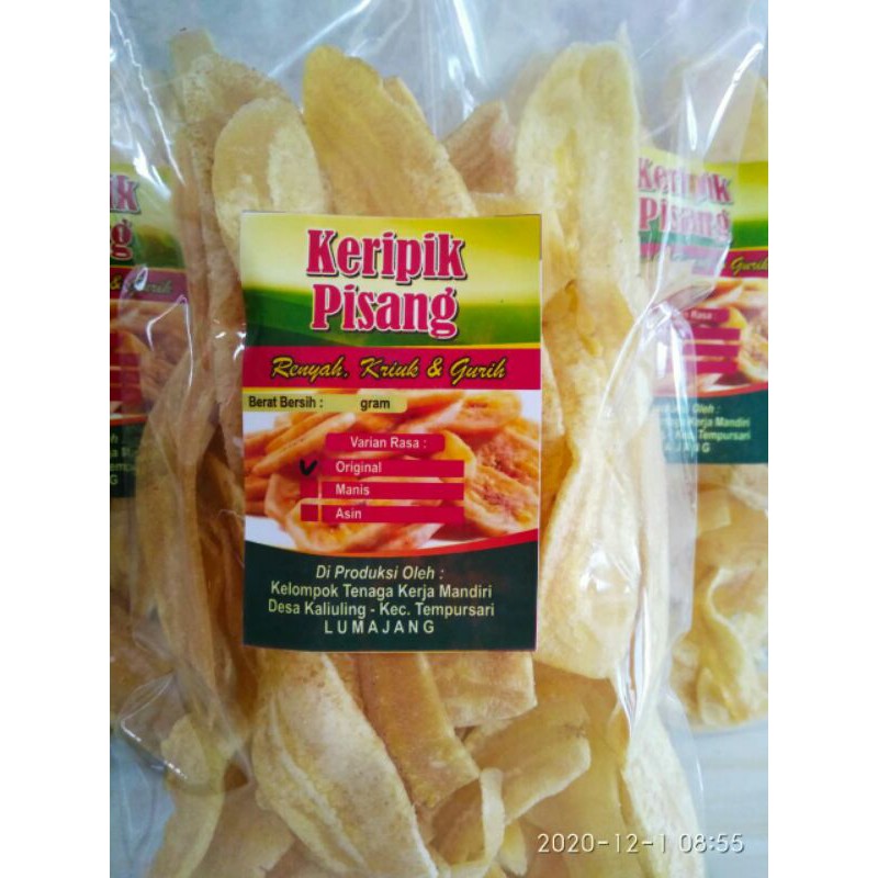 

keripik pisang khas lumajang