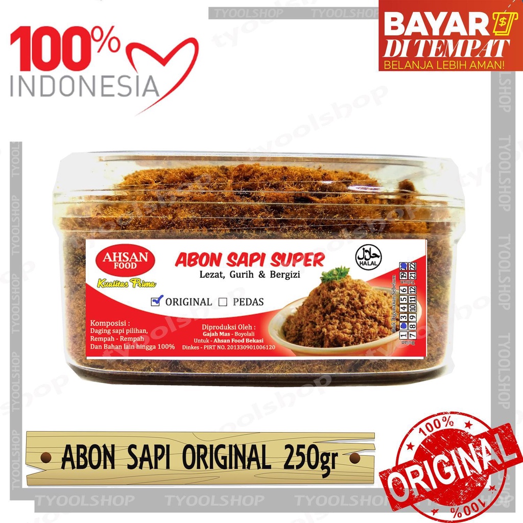 

Abon Sapi Super ORI Original Lezat Gurih Cocok Untuk Lauk tambahan- 250gr