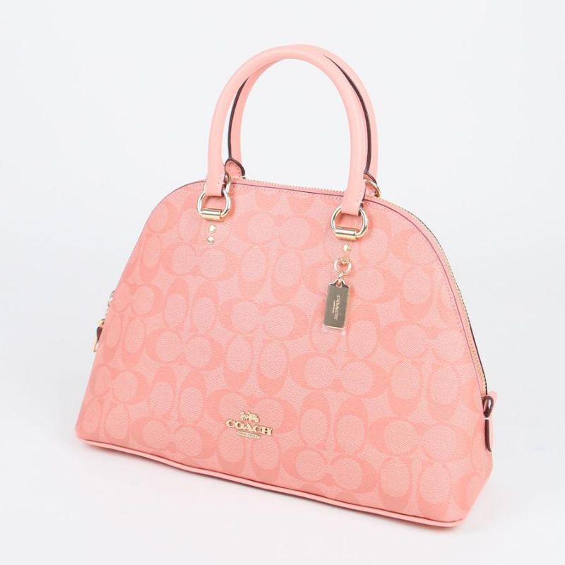 COACH KATY SATCHEL IN SIGNATURE CANVAS (F2558)