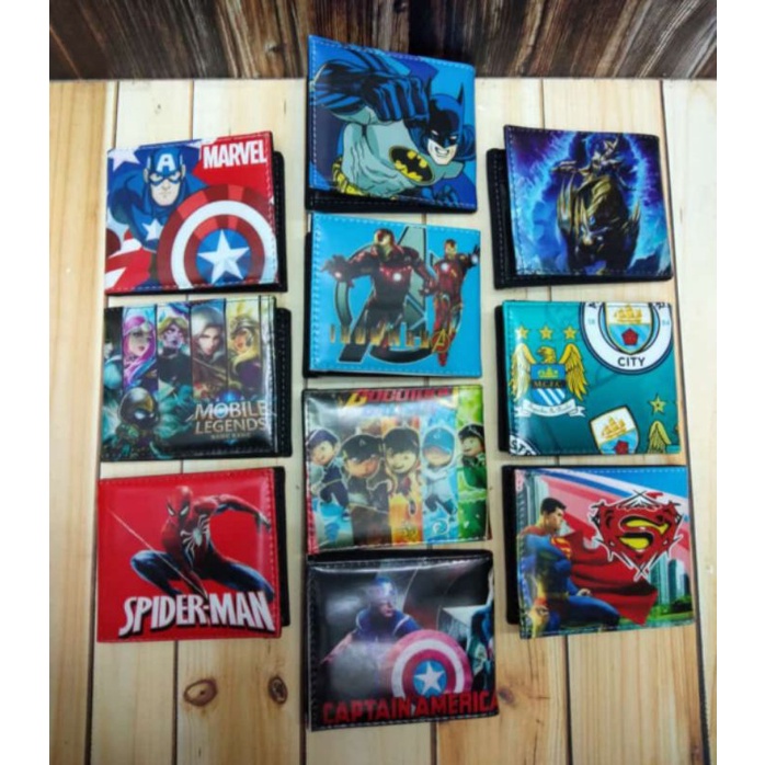 Dompet Anak Laki Laki Dompet karakter Super Hero Dompet Pria Murah