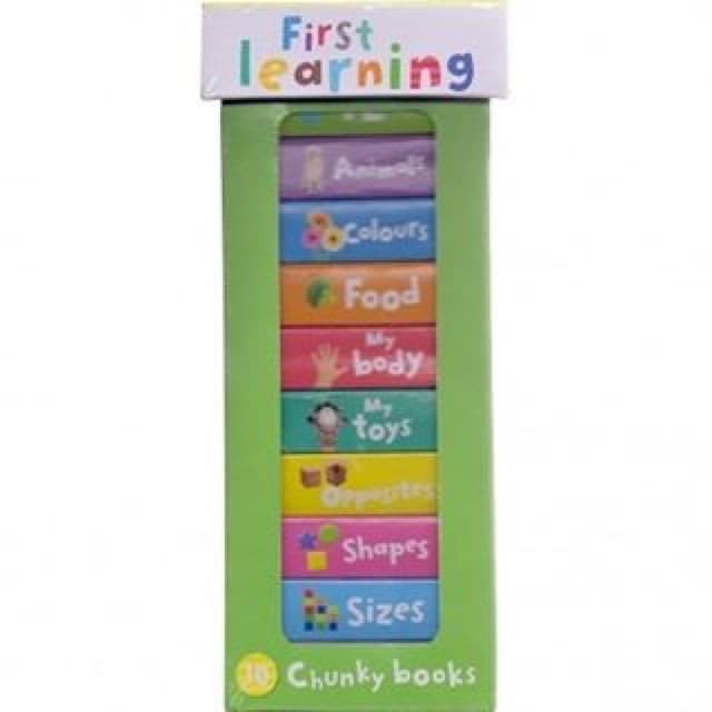Book Tower First Learning. Board Book. 10 Chunky Board Books.