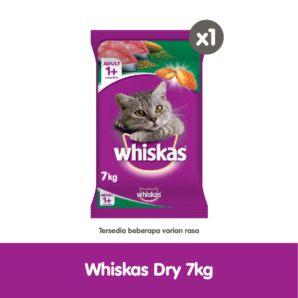 WHISKAS® Makanan Kucing Kering 7kg