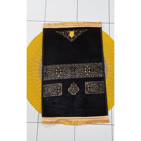 AB Sajadah Kiswah Hitam/Sajadah Baldu kiswah