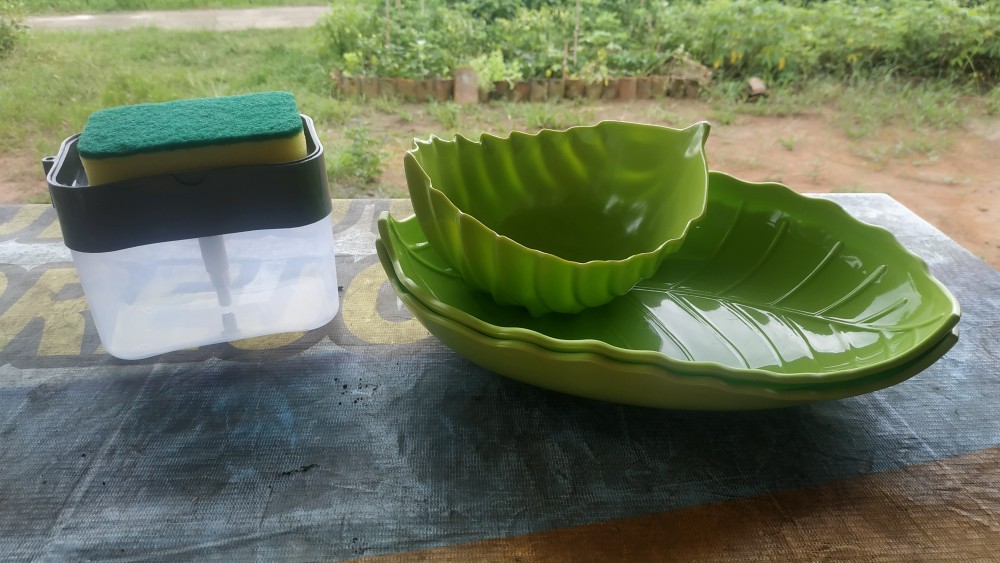 Tempat Sponge Cuci Piring/dispenser Sabun Cuci Piring Oll-235