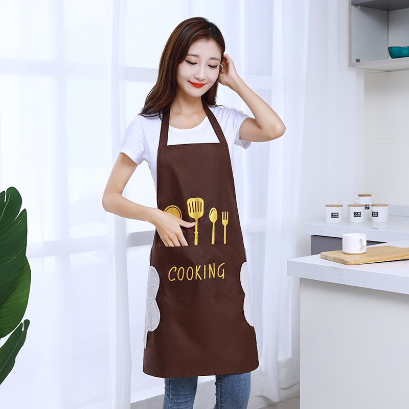 Apron Celemek Dapur Masak Celemek Barista Celemek Anti Air