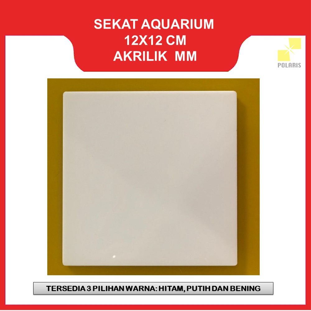 SEKAT AQUARIUM CUPANG/SEKAT SOLITER AKRILIK UKURAN 12X12 CM