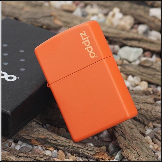 Korek Api Zippo Matte Orange Grade Ori