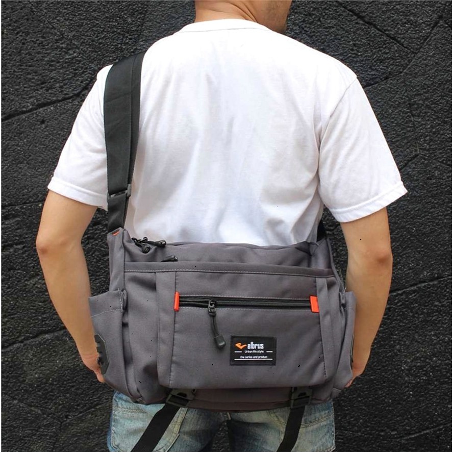 Tas Selempang Sling Bag Besar Tas Messenger Sekolah Selempang Pria