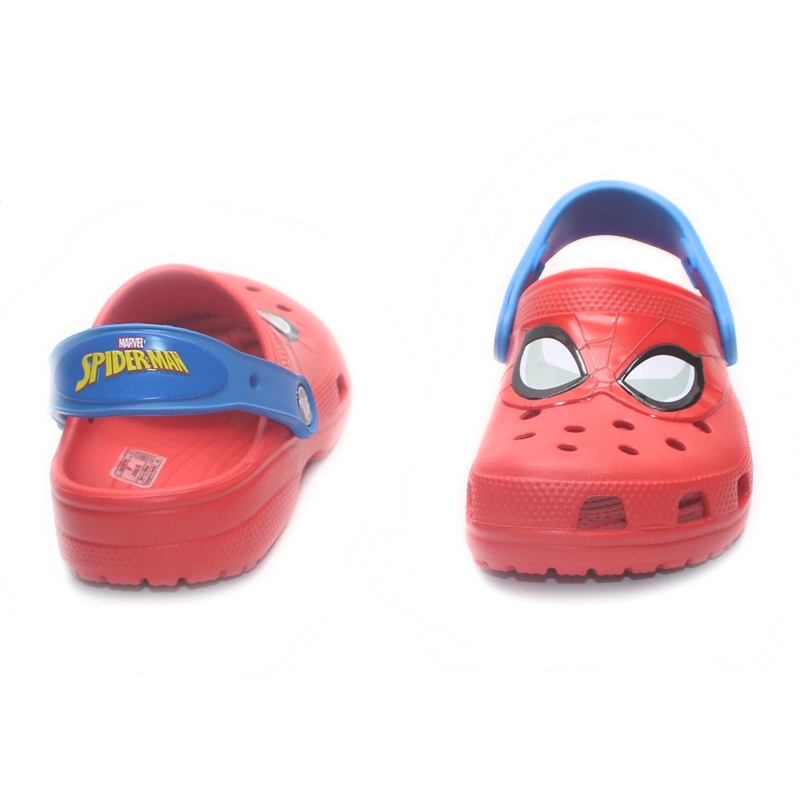 Crocs Anak Spiderman New Crocs / Sandal Karakter / Spiderman / Sandal Anak Laki-Laki / Sandal Anti Licin - Red