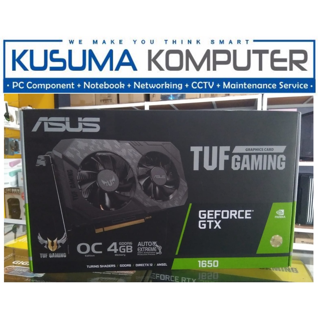 ASUS TUF Gaming GeForce GTX 1650 OC 4GB GDDR6 TUF-GTX1650-O4GD6-P-GAMING