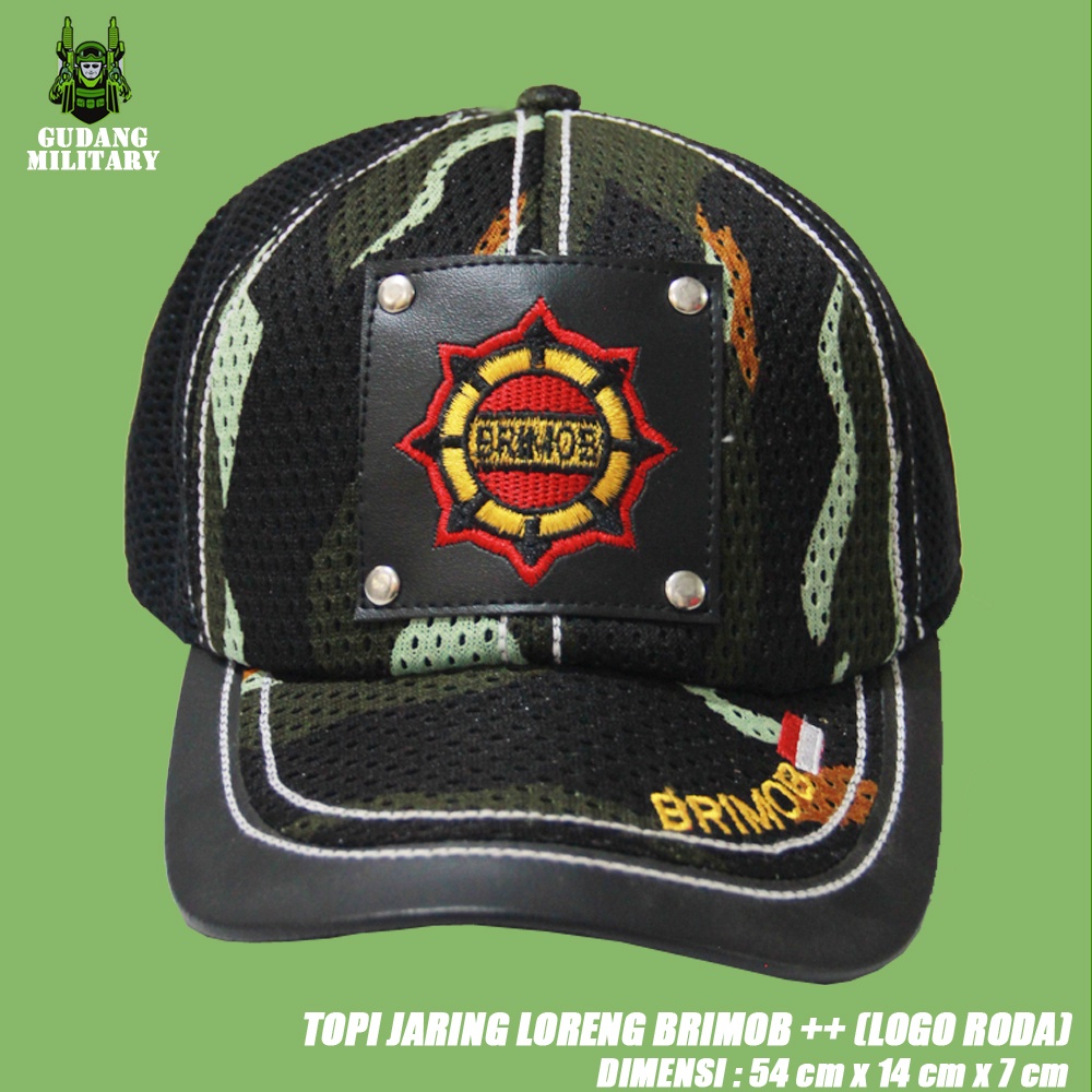 Topi Jaring Loreng Brimob | Topi Jaring Loreng | Topi Brimob