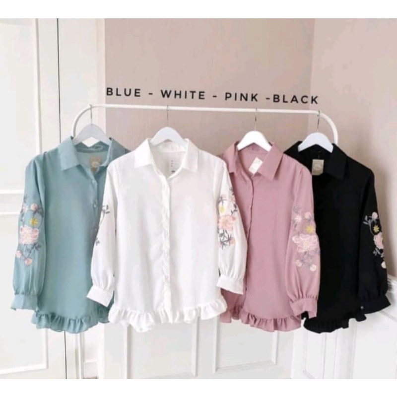 floria shirt baju wanita formal