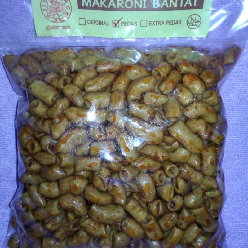 

(COD)250 gr\Makaroni bantat Tasikmalaya enak pedas gurih