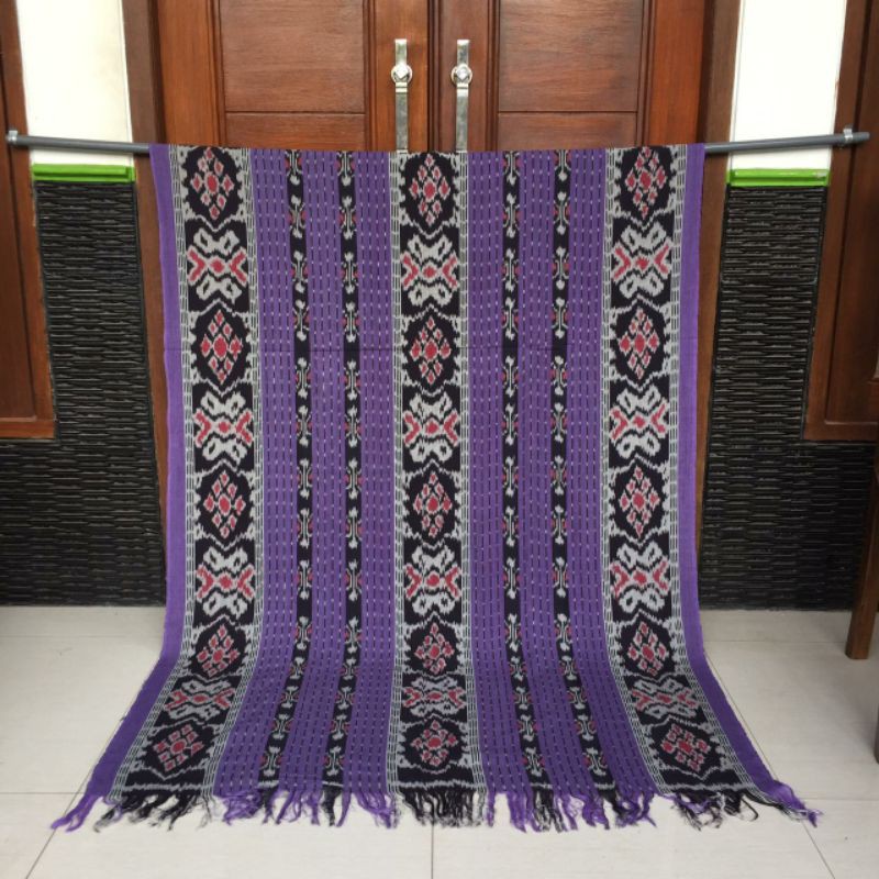Kain tenun Blanket Etnik Ungu terbaru termurah kekinian