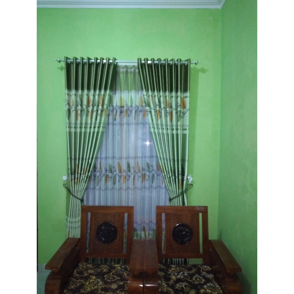 Gorden Bahan Blackout Import Motif 1 Set