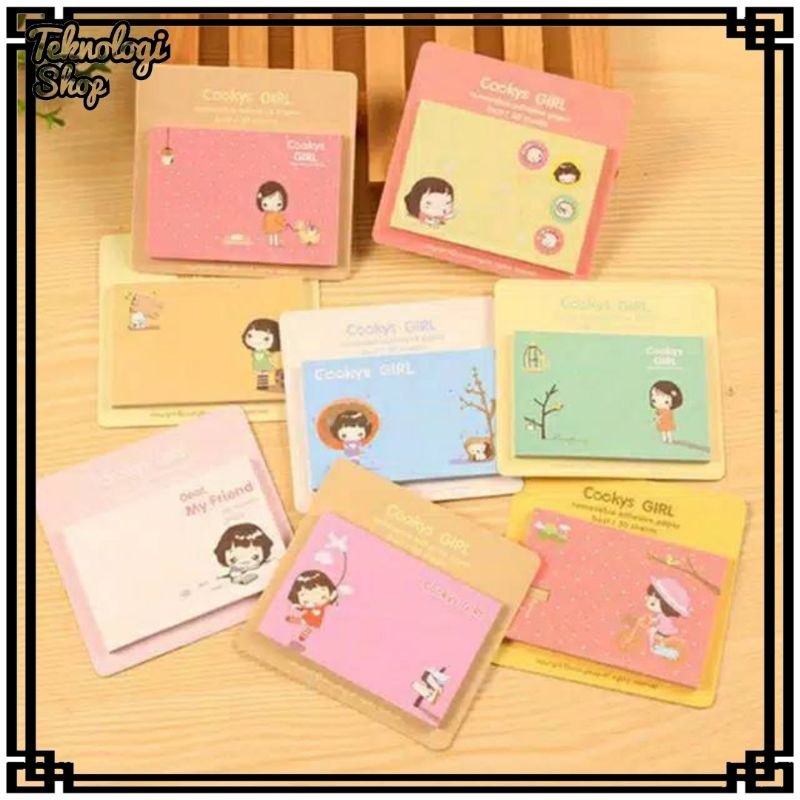 STICKY NOTE KARTUN/ Memo Sticky