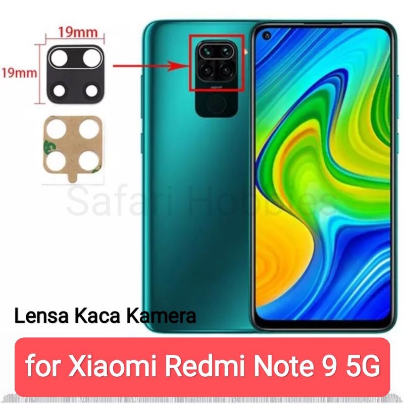 Lensa Kaca Kamera Xiaomi Redmi Note 9 5G