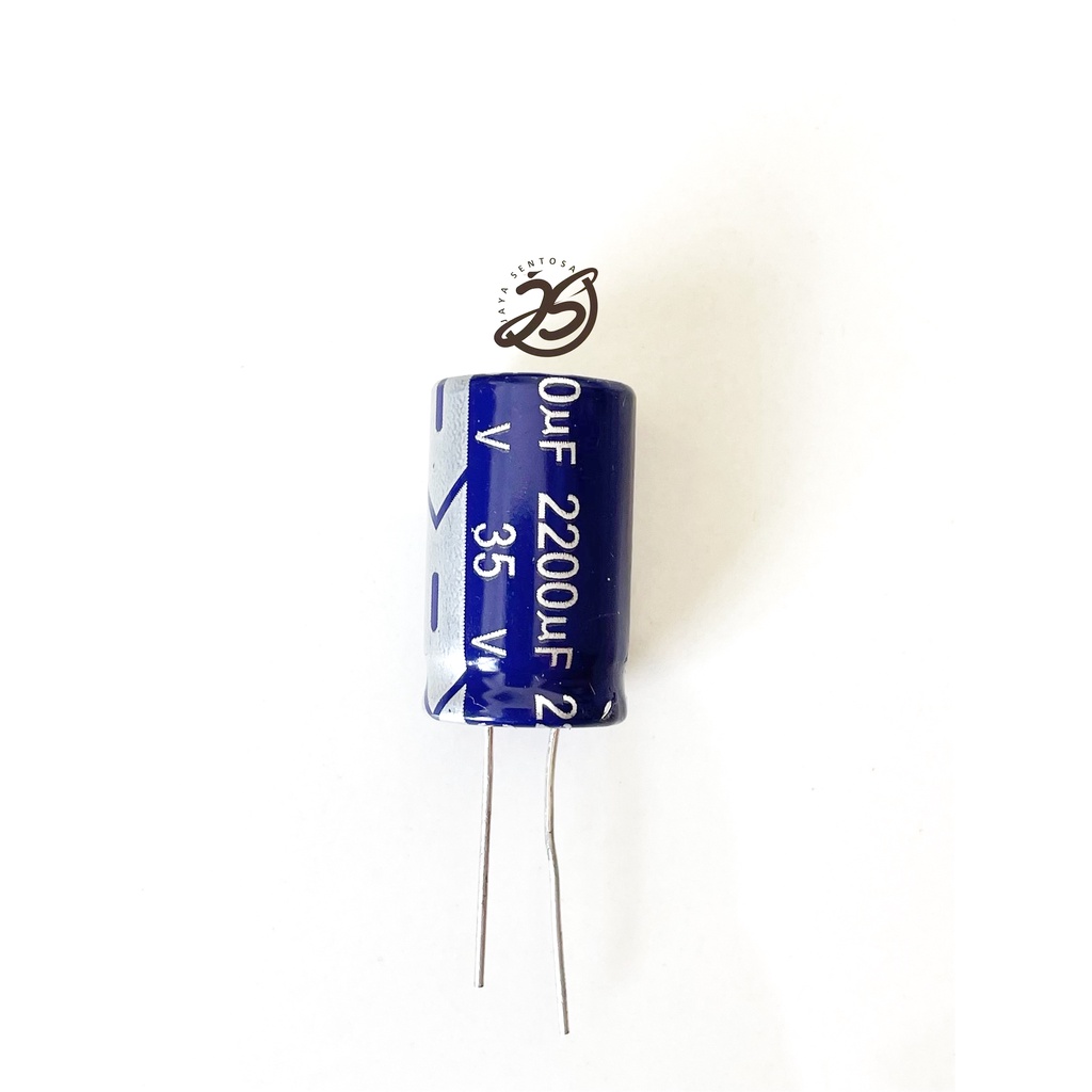 ELCO 2200UF 35V (1 BUAH) KAPASITOR CAPACITOR ELCO KAPASITOR ELKO KAPASITOR 2200 UF 35 V