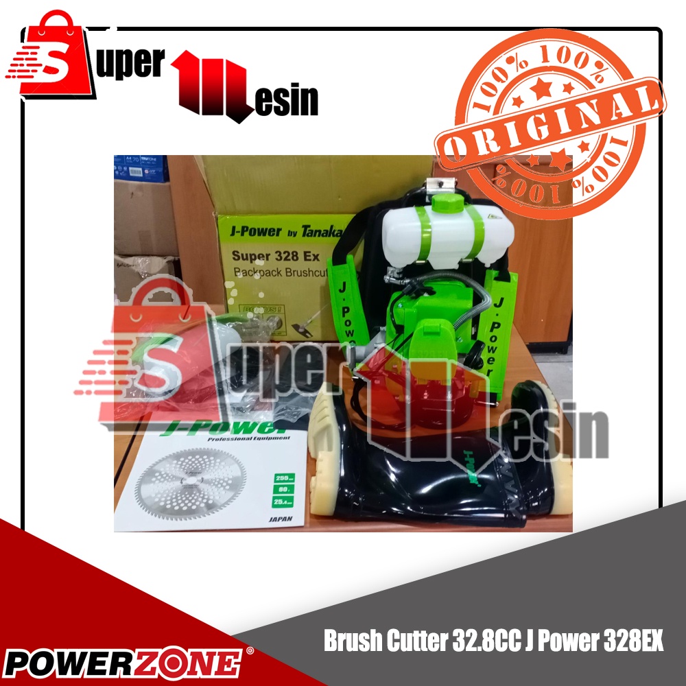 Mesin Potong Rumput Brush Cutter J-Power 328 EX Japan 32.8 CC by Tanaka