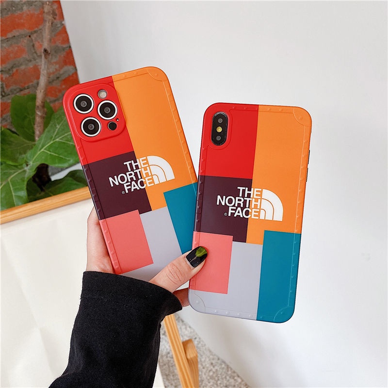 North Face Case Pelindung Handphone Shockproof Untuk IPhone 12 13 11 Pro Max X Xs Max Xr Bmp4