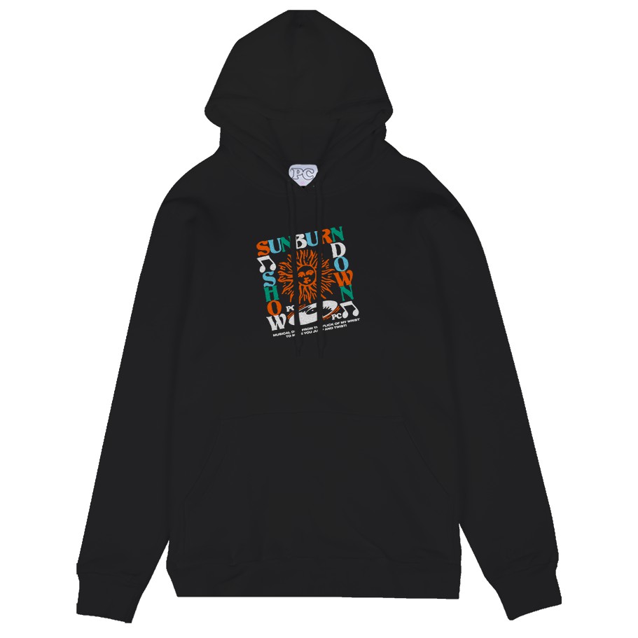 PUBLIC CULTURE - Sun Hoodie Black