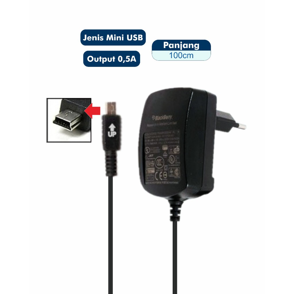 CHARGER BB9000 BB 9000 MINI USB 0.5A 1M