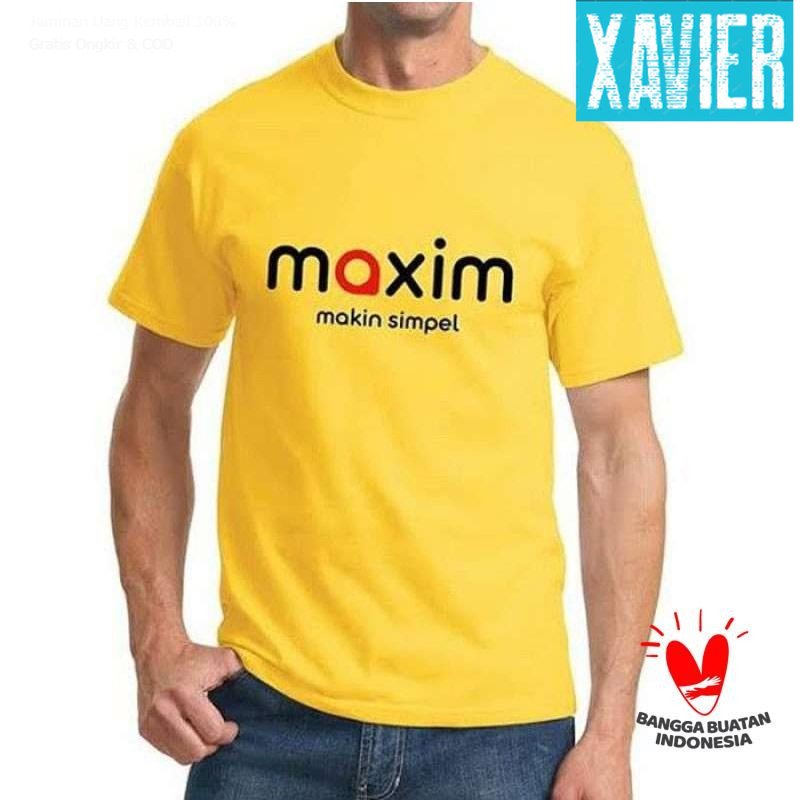 Kaos Tshirt Baju Obral Murah Combed Distro MAXiM ojol ojek online polos custom indonesia pria wanita