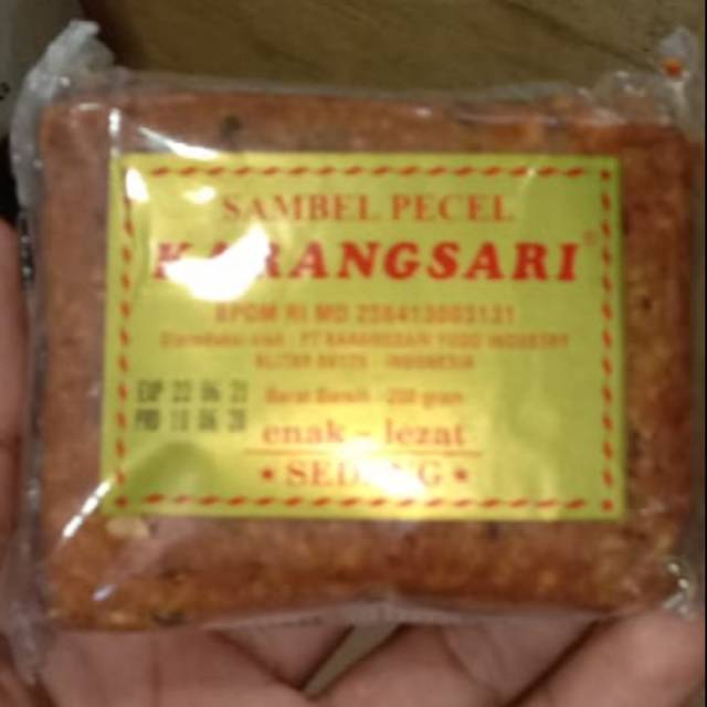 

Sambal pecel karang sari