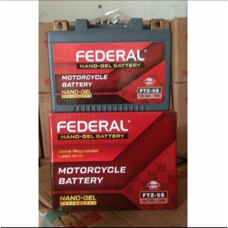AKI KERING FULL MF MATIC GTZ5 FTZ5S 12V 5AH FEDERAL