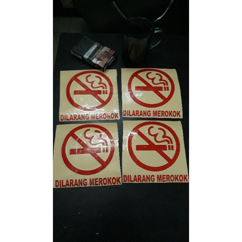 

cutting sticker dilarang merokok