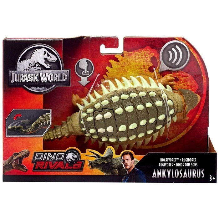 Jual Jurassic World Roarivores Ankylosaurus Mattel Electronic Figure