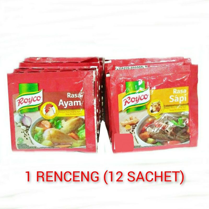 

Royko Ayam atau Sapi 8 gram x 12sachet