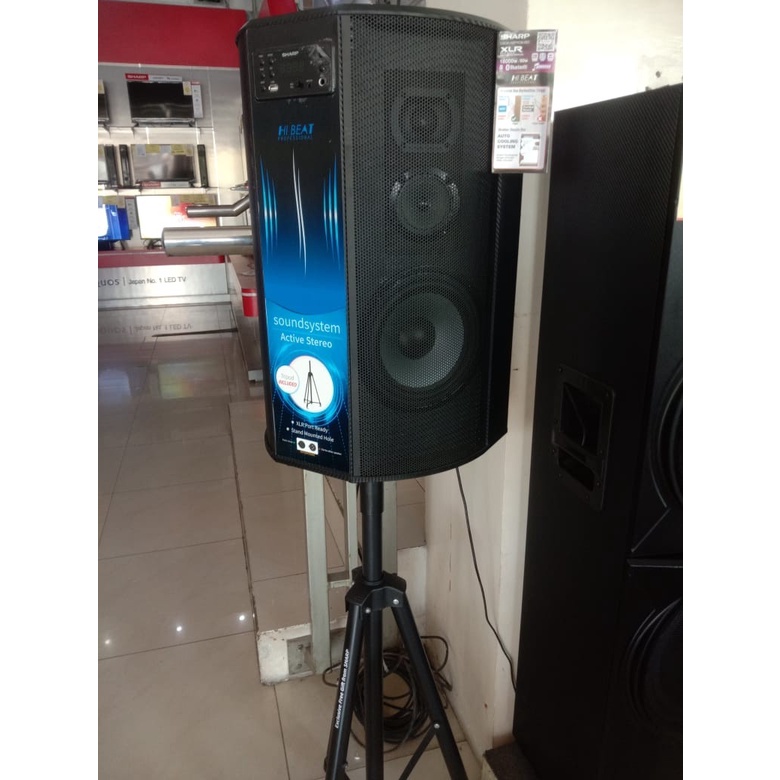SHARP CBOX HB PRO8UBO + TRIPOD - SPEAKER ACTIVE PROFESIONAL SOUND