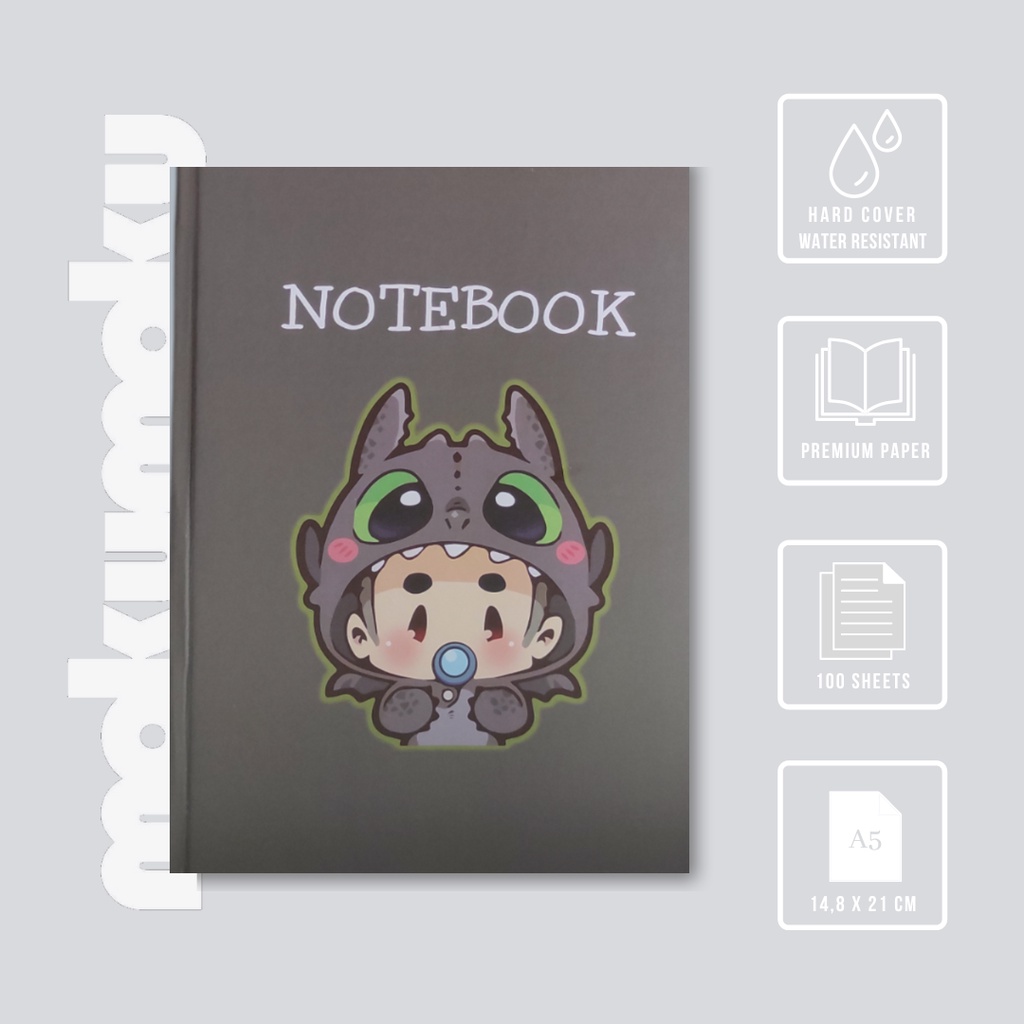 

BUKU TULIS / NOTEBOOK HARDCOVER COUPLE TOOTHLESS