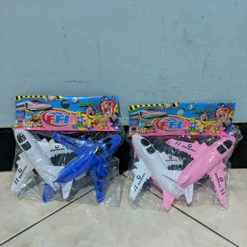 MOMBABY1 Mainan Tarik - Mainan Anak Pesawat Terbang harga untuk 2 pcs