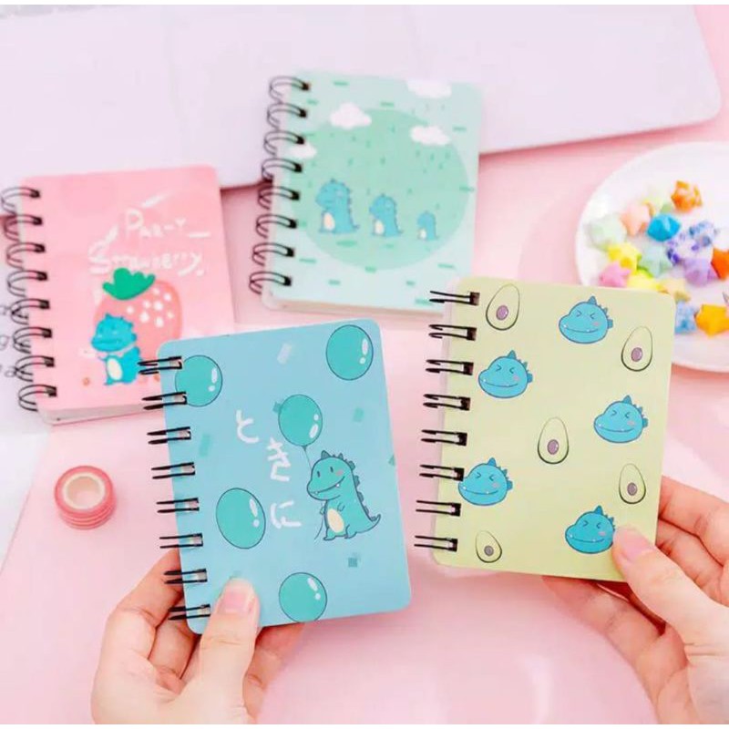 Notebook mini / buku catatan tulis memo kecil motif lucu