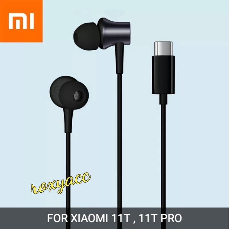 HEADSET / EARPHONE XIAOMI Mi 11 , Mi 10 ,  11T , 11T PRO STEREO BASS TYPE C