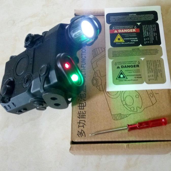 anpeq peq 15 dummy dengan laser merah senter untuk airsoft dan wgg bk Star Seller