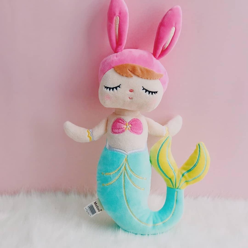 Boneka mermaid Queen / Boneka Putri Duyung Meto 30 cm LED Boneka Anak Perempuan Dapat Menyala New Arrival