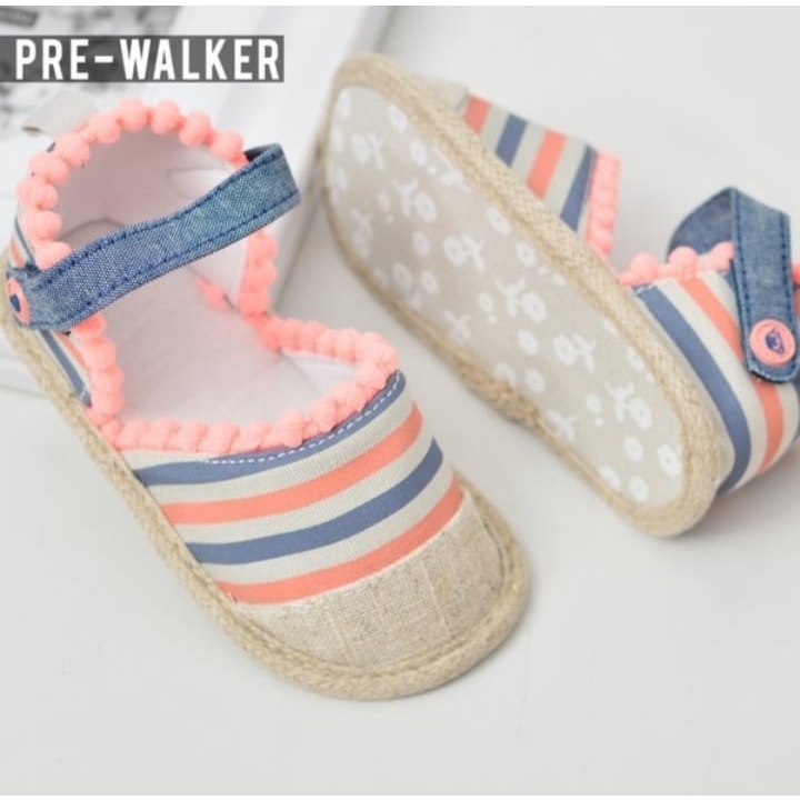 LIU12 Sepatu Bayi Anak anti slip/Baby Prewalker Shoes Belajar Jalan Bayi Pergi Jalan Fashion Casual