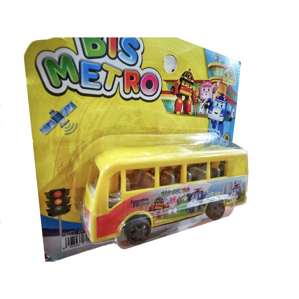 Mainan Anak Bus Kecil Pullback OCT5305