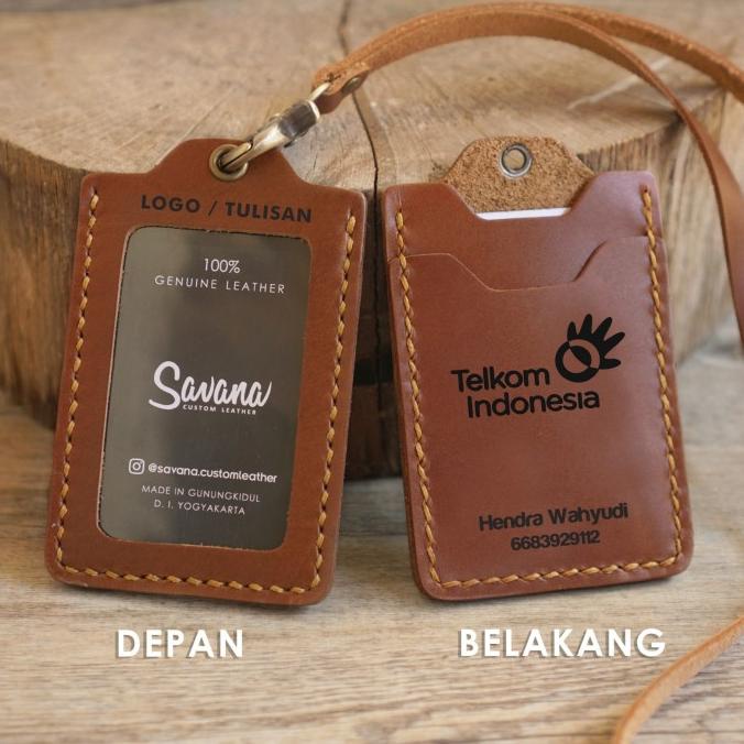 

[[COD]] ID Card Holder / Nametag Dompet Id Card Kulit - ICHPV CT - Custom BIG SALE Kode 1125