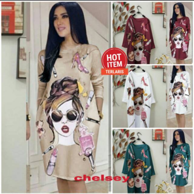 DRESS TUNIK MODIS BEAUTY GIRL
