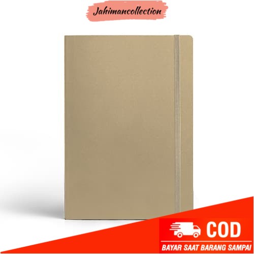 

✨ BISA COD ✨ Notebook A5 Blank Beige