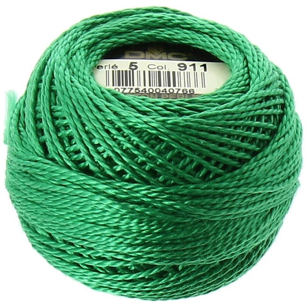 Benang Sulam DMC Art 116 Cotton Perle Pearl Ball Size 5 Kode 911
